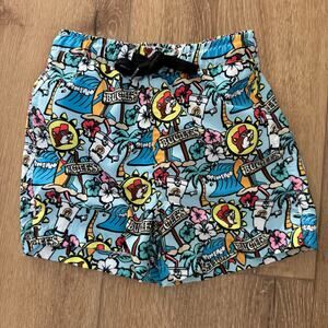 BUC-ees Boys' Light Blue Graphic One-Piece Swim Suit